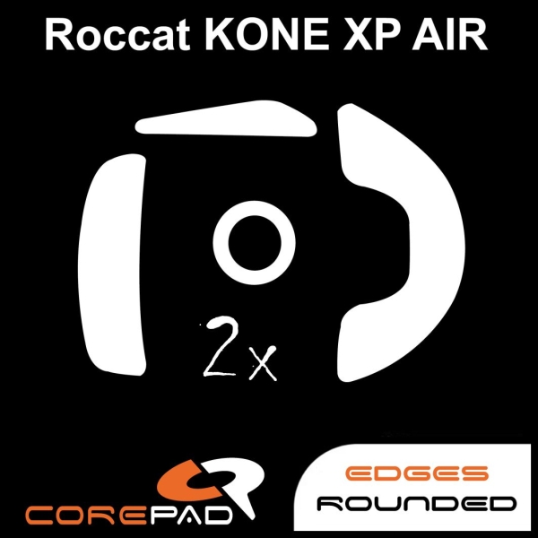 Hyperglides Hypergleits Hypergleids Corepad Skatez Roccat Kone XP AIR RGB